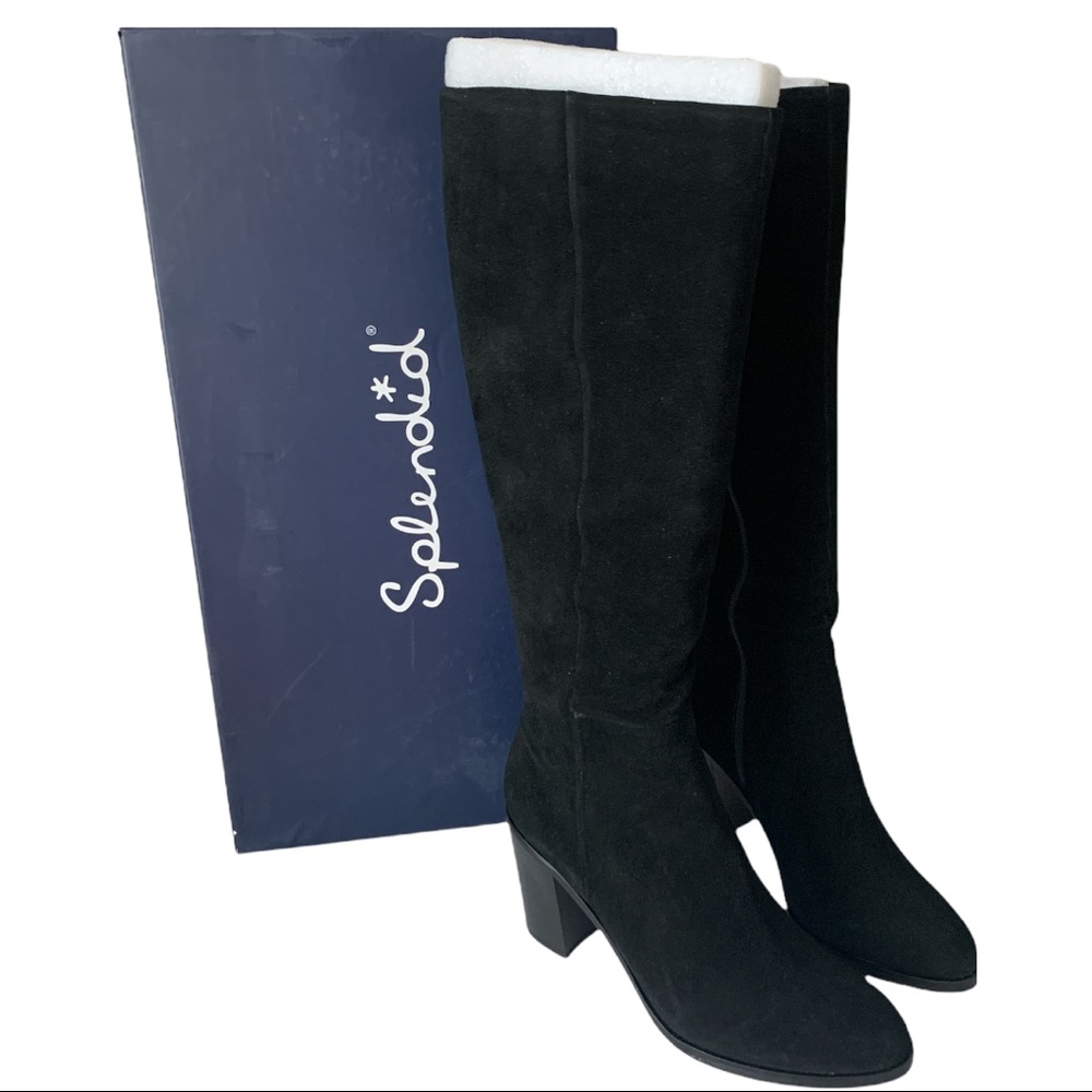 Closet Closing Sale!!! Splendid Black Suede Knee High Boots - Women's size 11
